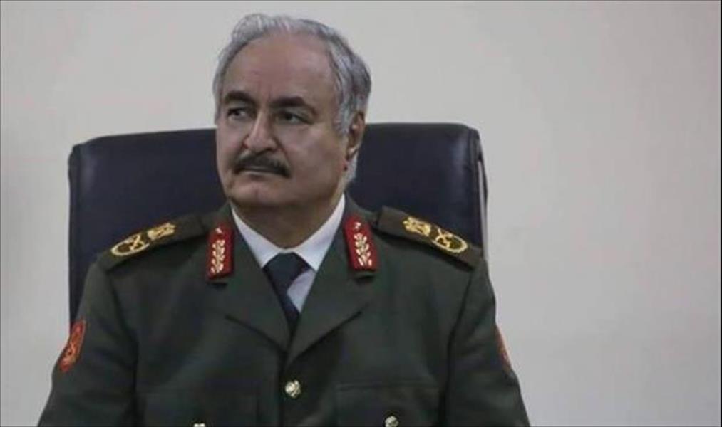 حفتر يستبعد إمكانية إقامة قاعدة عسكرية روسية في ليبيا