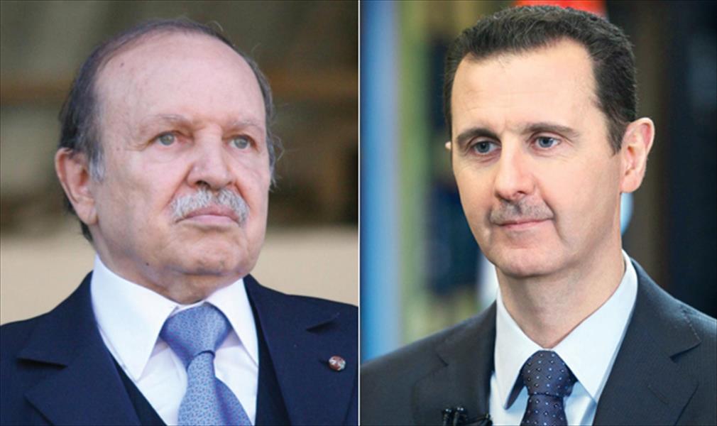 رسالة بوتفليقة للرئيس السوري بشار الأسد
