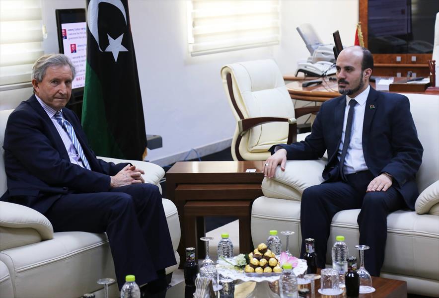 محمد عماري يلتقي سفير البوسنة في طرابلس