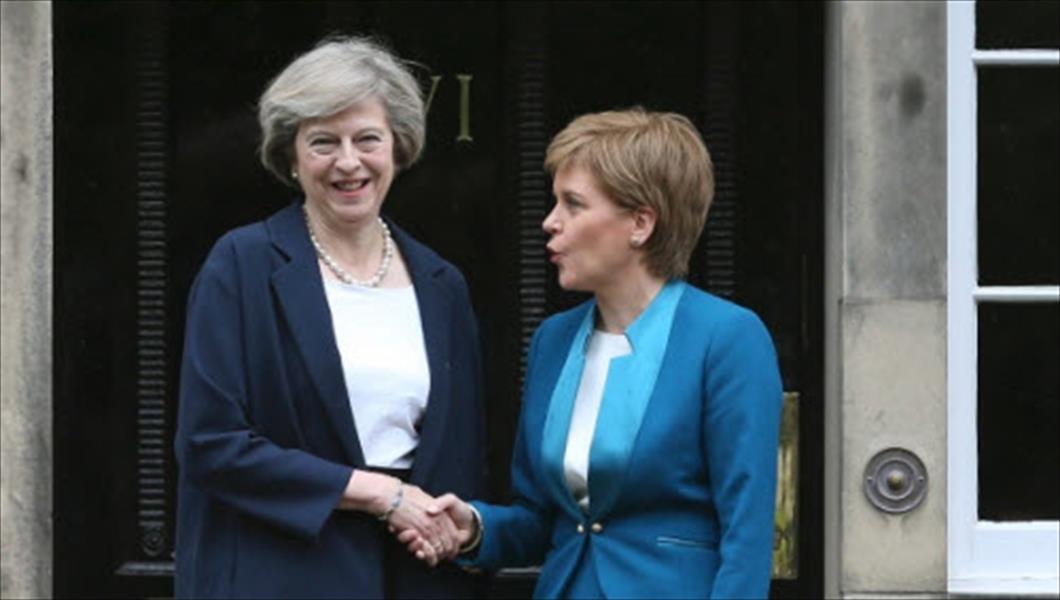 ستيرجن: محاولة تيريزا ماي عرقلة التصويت على استقلال إسكتلندا «ستنهار»
