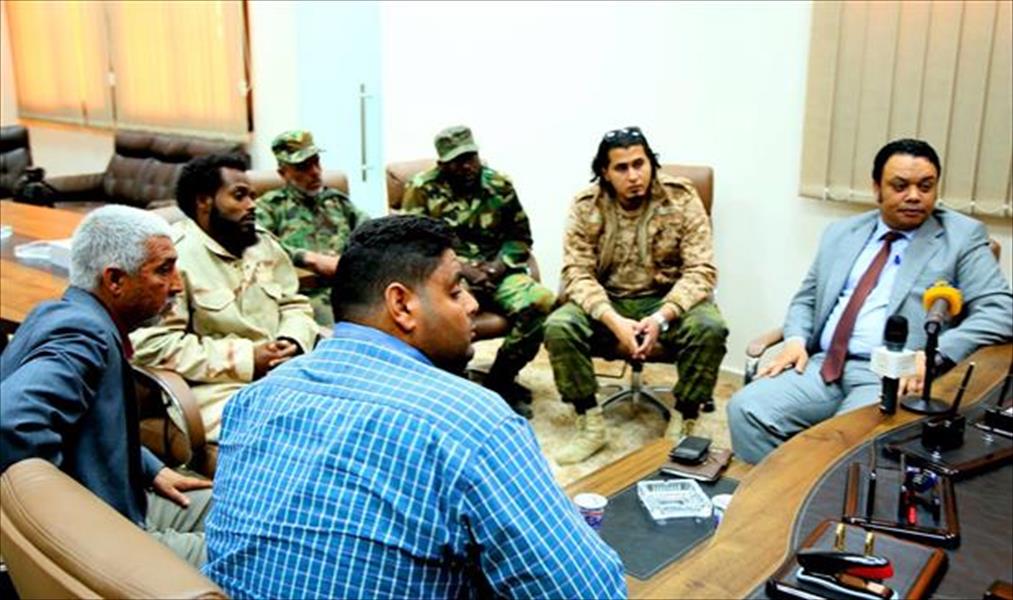عميد بلدية بنغازي يبحث ملف الجرحى مع وكيل وزارة الصحة