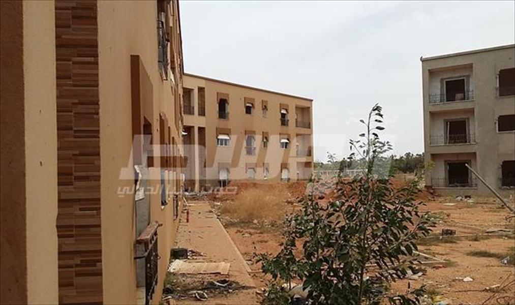 جامعة بنغازي تستغيث لدعم صيانة مباني سكن الطلاب والأساتذة بقاريونس