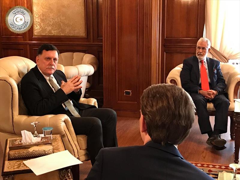 السراج يستقبل وزير خارجية النمسا في طرابلس