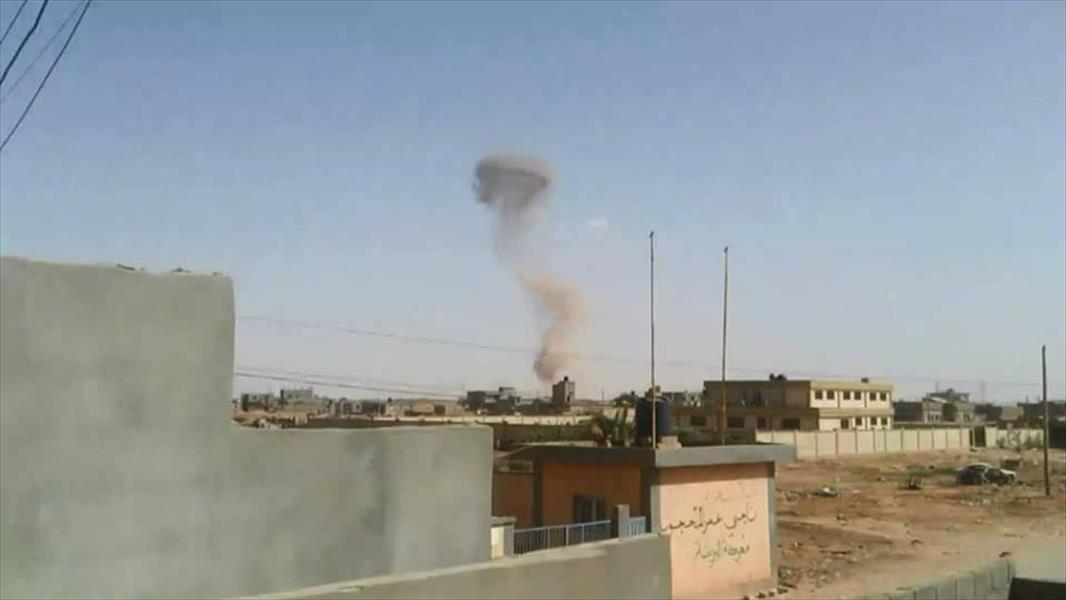 انفجار مخزن ذخيرة تابع لإحدى كتائب الجيش بمنطقة النواقية غرب بنغازي