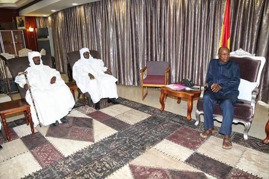 رئيس «الكونغرس التباوي» يلتقي رئيس جمهورية غينيا