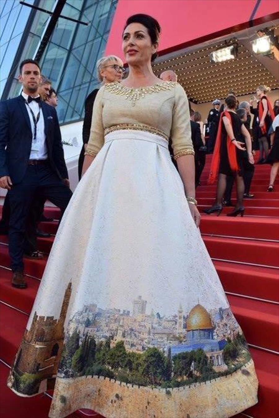 وزيرة الثقافة الإسرائيلية تثير الجدل بفستانها فى مهرجان «كان»