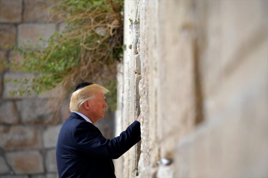 ترامب أول رئيس أميركي يزور حائط «البراق» خلال ولايته