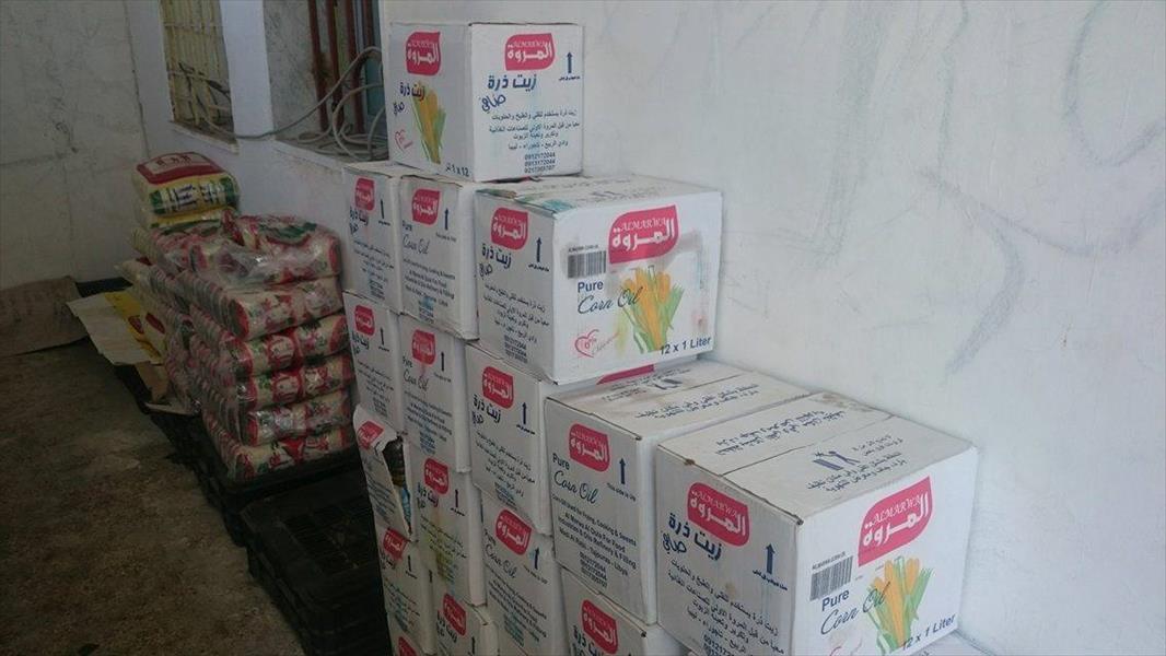 توزيع 3000 سلة رمضانية في طبرق