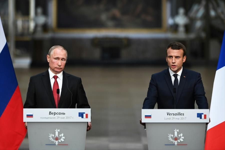 ماكرون وبوتين يتفقان على «مجموعة عمل» فرنسية روسية لمكافحة الإرهاب