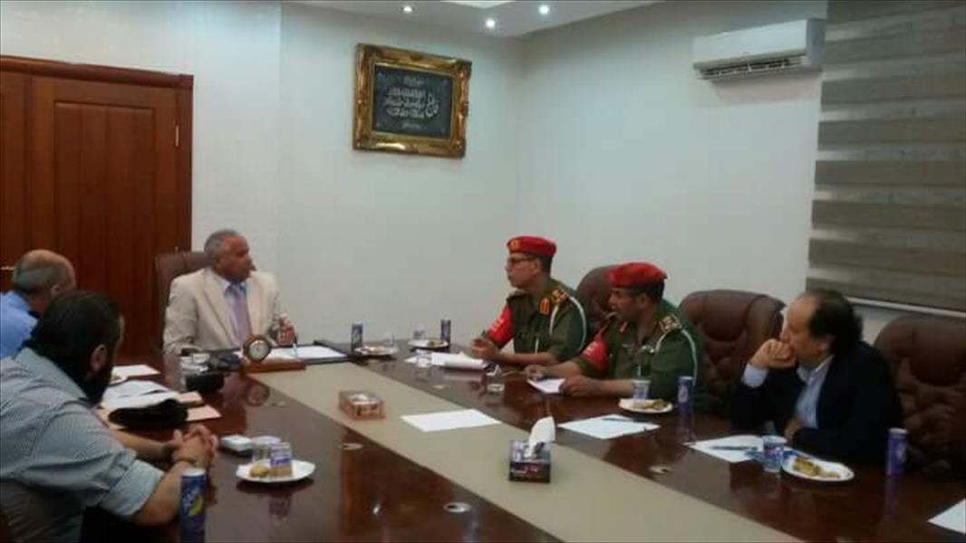 اجتماع موسع لبحث تأمين وتفادي الخروقات الأمنية في بنغازي