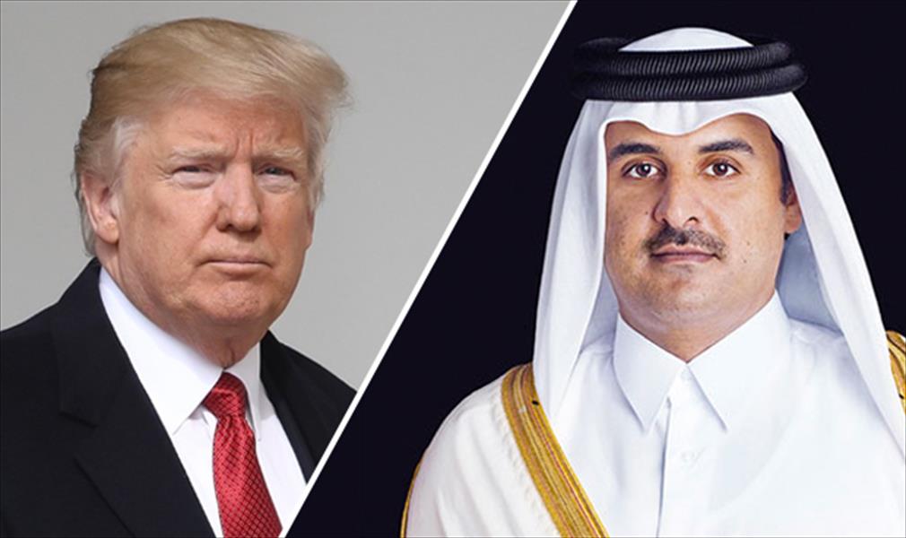 ترامب يعرض الوساطة على أمير قطر لحل الأزمة الدبلوماسية مع دول المنطقة