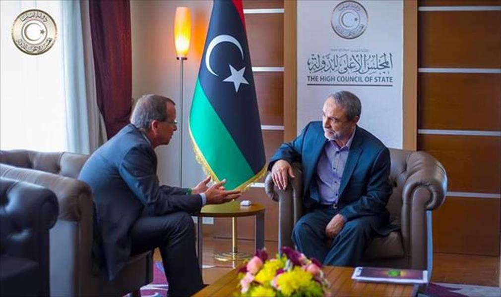 السويحلي يلتقي كوبلر لبحث تطورات الوضع السياسي في ليبيا