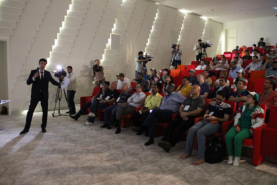 بالصور: ليبيا في الملتقى الدولي للإعلام الرياضي بتركمانستان