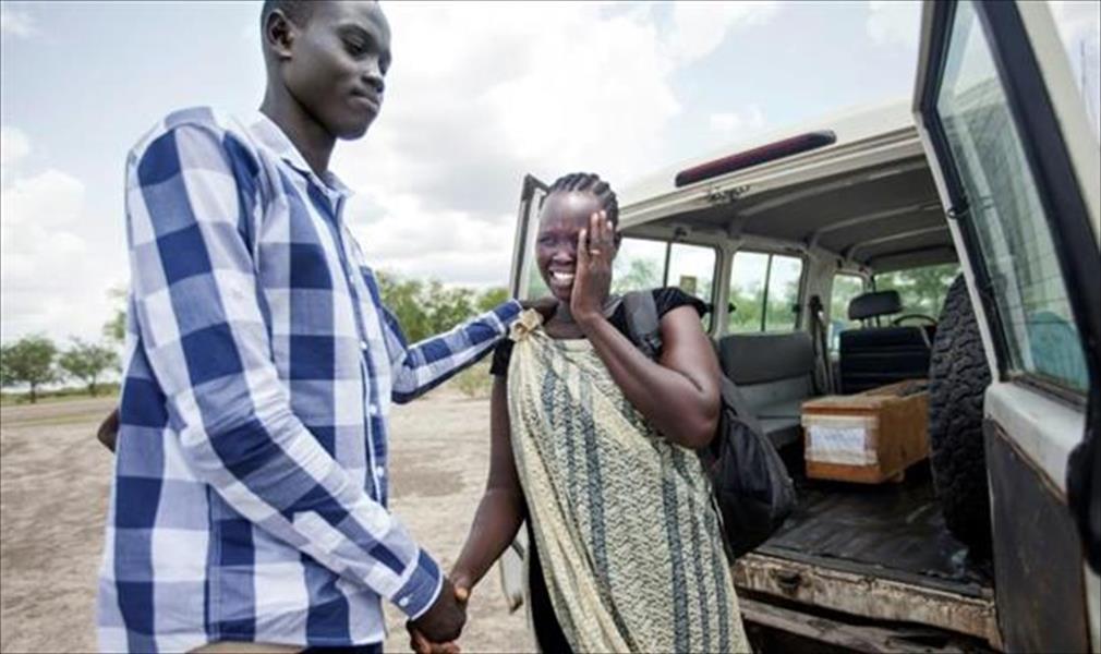 الإبن البار.. شاب من جنوب السودان يعود لحضن أمه بعد سنوات غياب