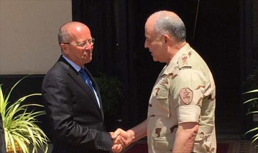 كوبلر يلتقي رئيس أركان الجيش المصري