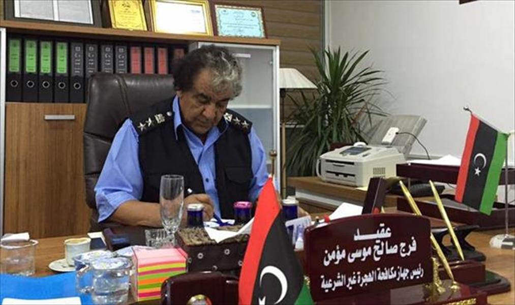 رئيس جهاز الهجرة غير الشرعية يطالب فرع بنغازي بإيقاف حصر العمالة الوافدة
