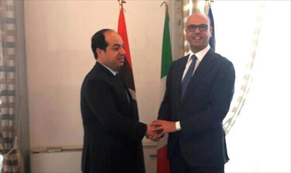 معيتيق يبحث مع وزير الخارجية الإيطالي عودة الشركات وتنشيط الاقتصاد الليبي