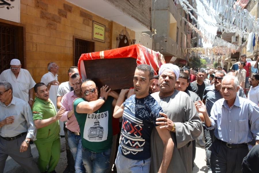 بالصور: تشييع جنازة والدة سعيد الصغير من شبرا
