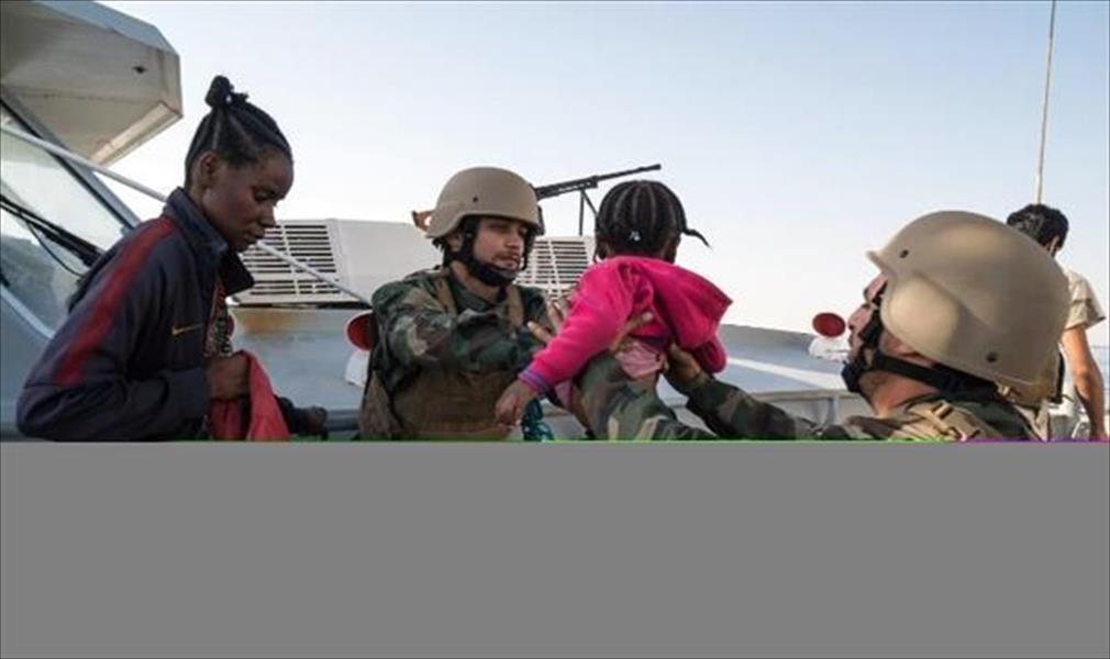 وجبة مأساة.. صور لعمليات إنقاذ مهاجرين قبالة سواحل ليبيا