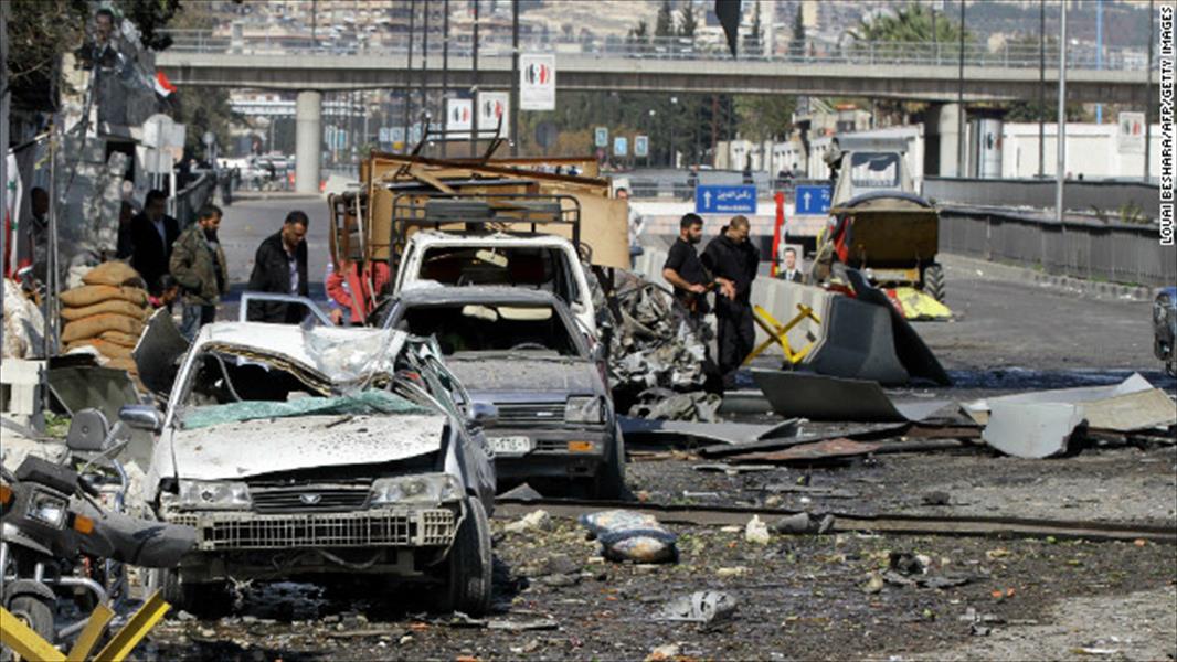 ارتفاع أعداد ضحايا تفجير دمشق إلى 18 شخصًا