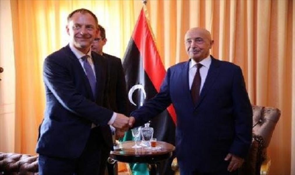 رئيس مجلس النواب يستقبل السفير الألماني لدى ليبيا في طبرق