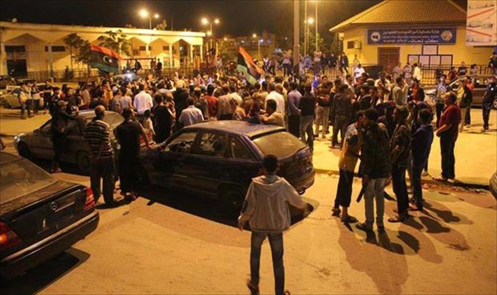 أهالي شحات يحتفلون بتحرير مدينة بنغازي