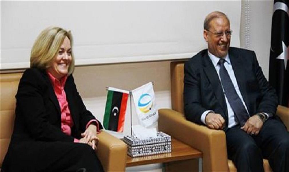 صوان والسفيرة الأميركية يبحثان تطوُّر الأوضاع في ليبيا