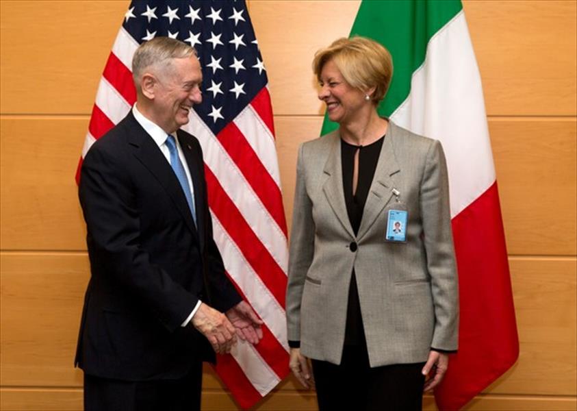 وزيرا الدفاع الأميركي والإيطالي يناقشان الأزمة الليبية