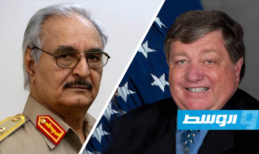 السفارة الأميركية: السفير بودي التقى المشير حفتر في الأردن