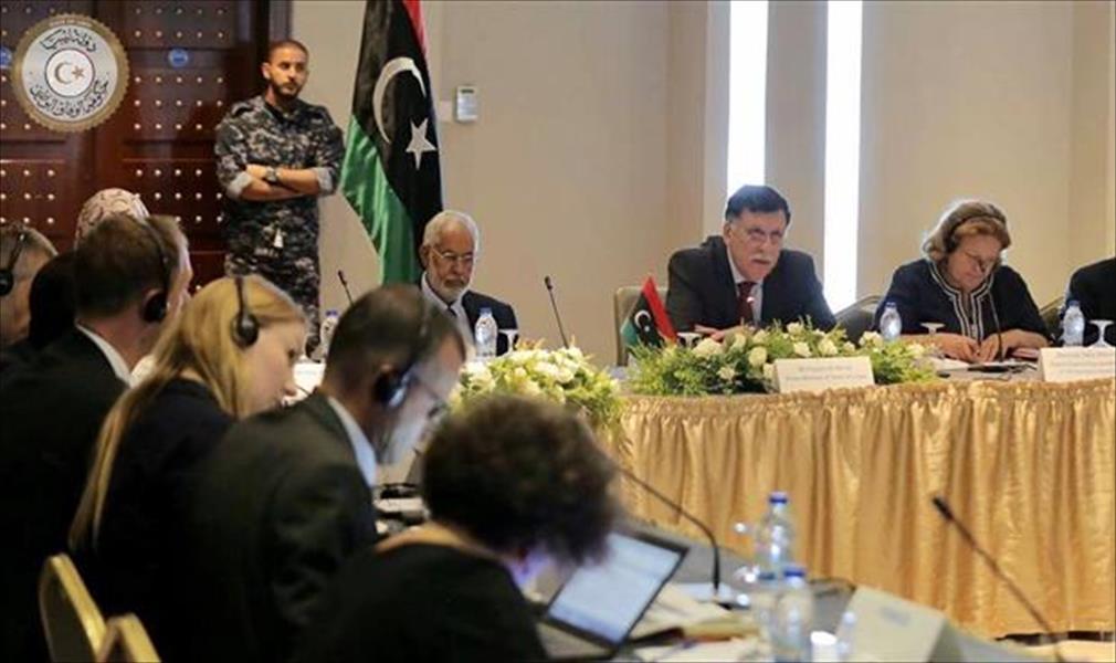 السراج يترأس الاجتماع الأول لصندوق تحقيق الاستقرار في ليبيا بطرابلس