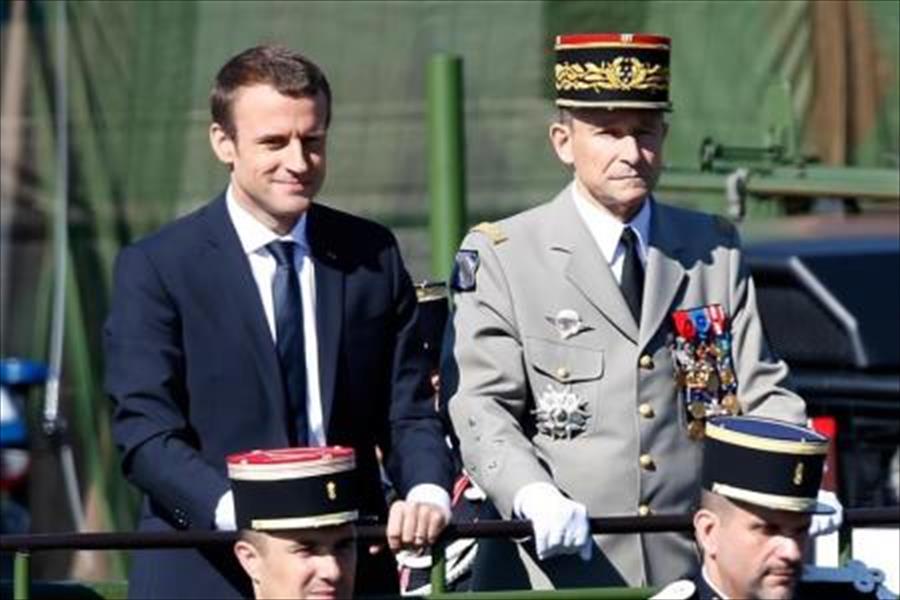 استقالة قائد القوات المسلحة الفرنسية بعد انتقاد ماكرون له