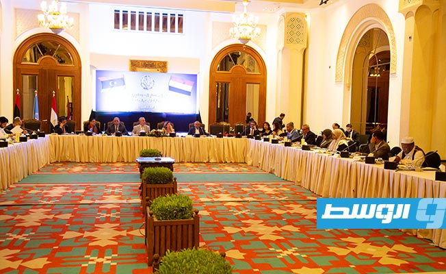 أعمال اليوم الثاني لاجتماعات القاهرة بين ممثلي مجلسي النواب والدولة، 14 أبريل 2022.