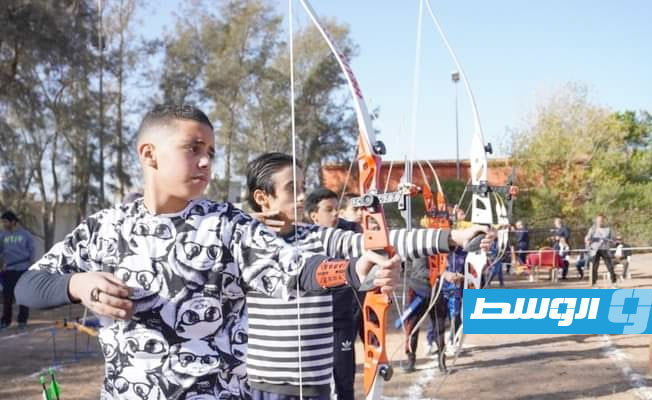 بطولة ليبيا للرماية بالقوس والسهم. (فيسبوك)