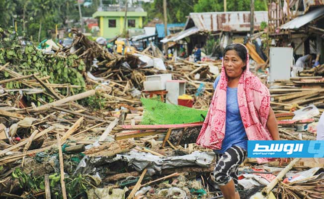 إعصار استوائي يفسد خطط آلاف الفلبينيين في عيد الميلاد