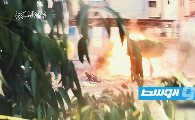 «شاهد»: القسام تستهدف جنود الاحتلال وآلياته المتوغلة في حي الزيتون