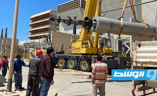 دخول الوحدة الأولى بمحطة شمال بنغازي على الشبكة الكهربائية
