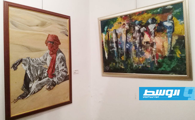 الجمعية الليبية للفنون التشكيلية تشهر تأسيسها بمعرض في دار الفنون (بوابة الوسط)
