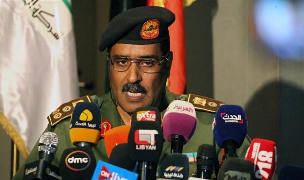 المسماري يعلن أن قوات الوفاق شنت قصفا صاروخيا على ترهونة