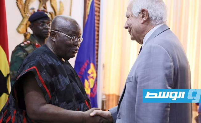 الاتحاد الأوروبي يمنح غانا معدات عسكرية صودرت من سفينة متجهة إلى ليبيا