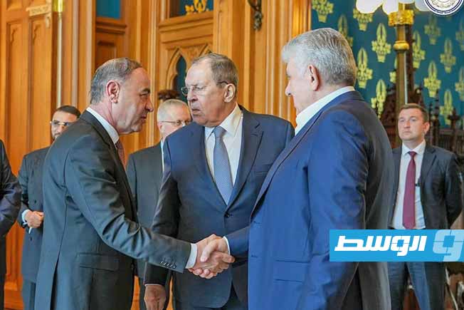 Al-Baour meets with Lavrov in Moscow