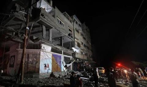 استشهاد 13 فلسطينيا في غارة إسرائيلية جنوب قطاع غزة
