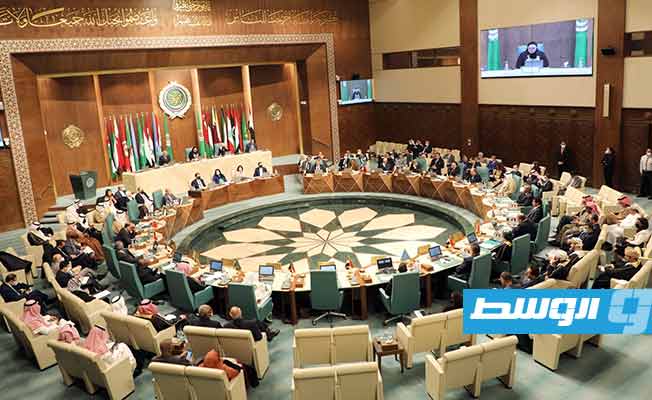 جانب من اجتماع المجلس الاقتصادي والاجتماعي بجامعة الدول العربية. الخميس 10 فبراير 2022 (صفحة وزارة الاقتصاد على فيسبوك)