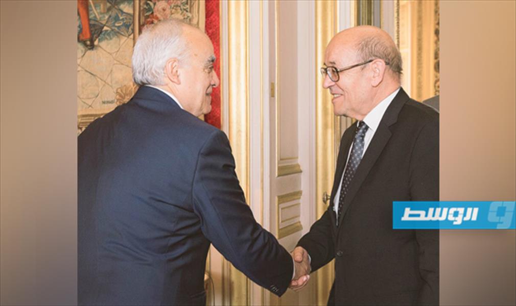 وزير خارجية فرنسا التقى غسان سلامة على انفراد