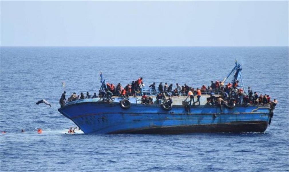 إنقاذ 125 مهاجرًا سودانيًا قبالة شواطئ طرابلس