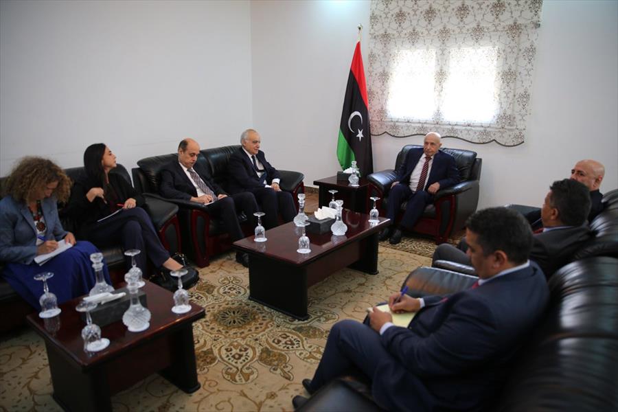 المبعوث الأممي إلى ليبيا يلتقي عقيلة في القبة