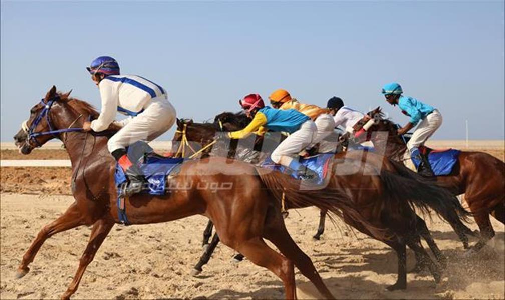 نادي فروسية زوارة يطلق البطولة الأولى لسباق خيول ليبيا
