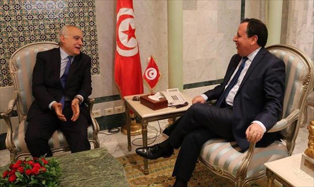 الجهيناوي وسلامة يستعرضان محاور المبادرة التونسية والإعلان الثلاثي للتسوية السياسية في ليبيا