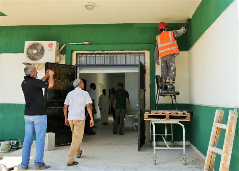 الانتهاء من صيانة المركز الصحي القوارشة ببنغازي