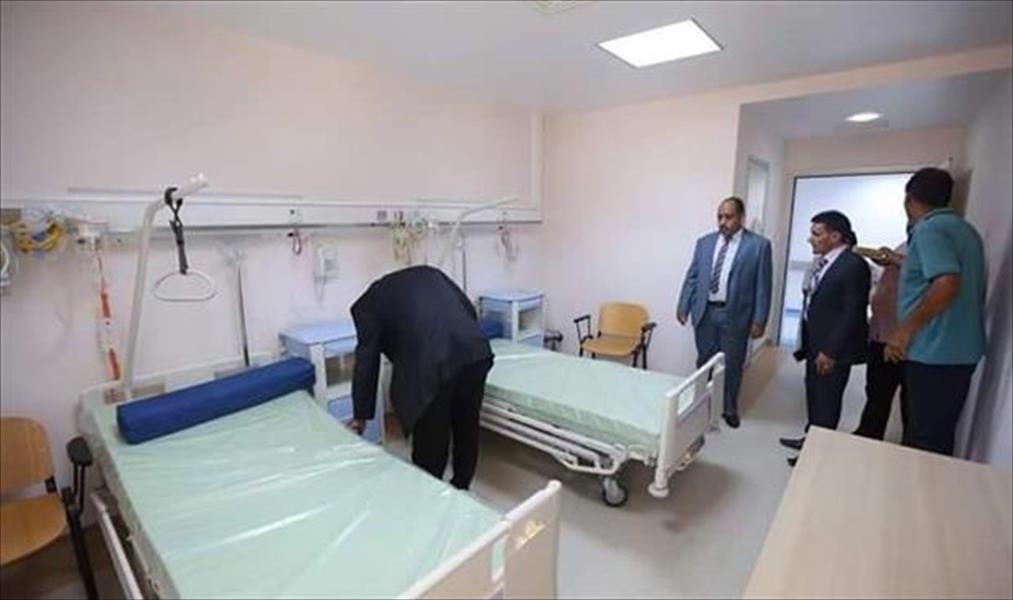 وزير «صحة الوفاق» يفتتح أقسامًا إيوائية بمستشفى صرمان العام