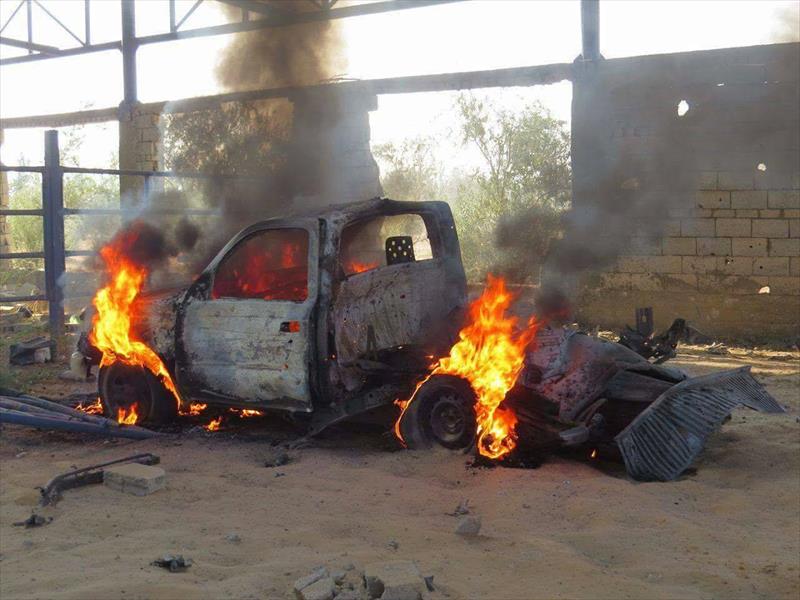 القوات المصرية تقتل «تكفيريين» وتدمر سيارتي دفع رباعي بوسط سيناء